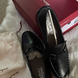 Salvatore Ferragamo Men's Black Loafers